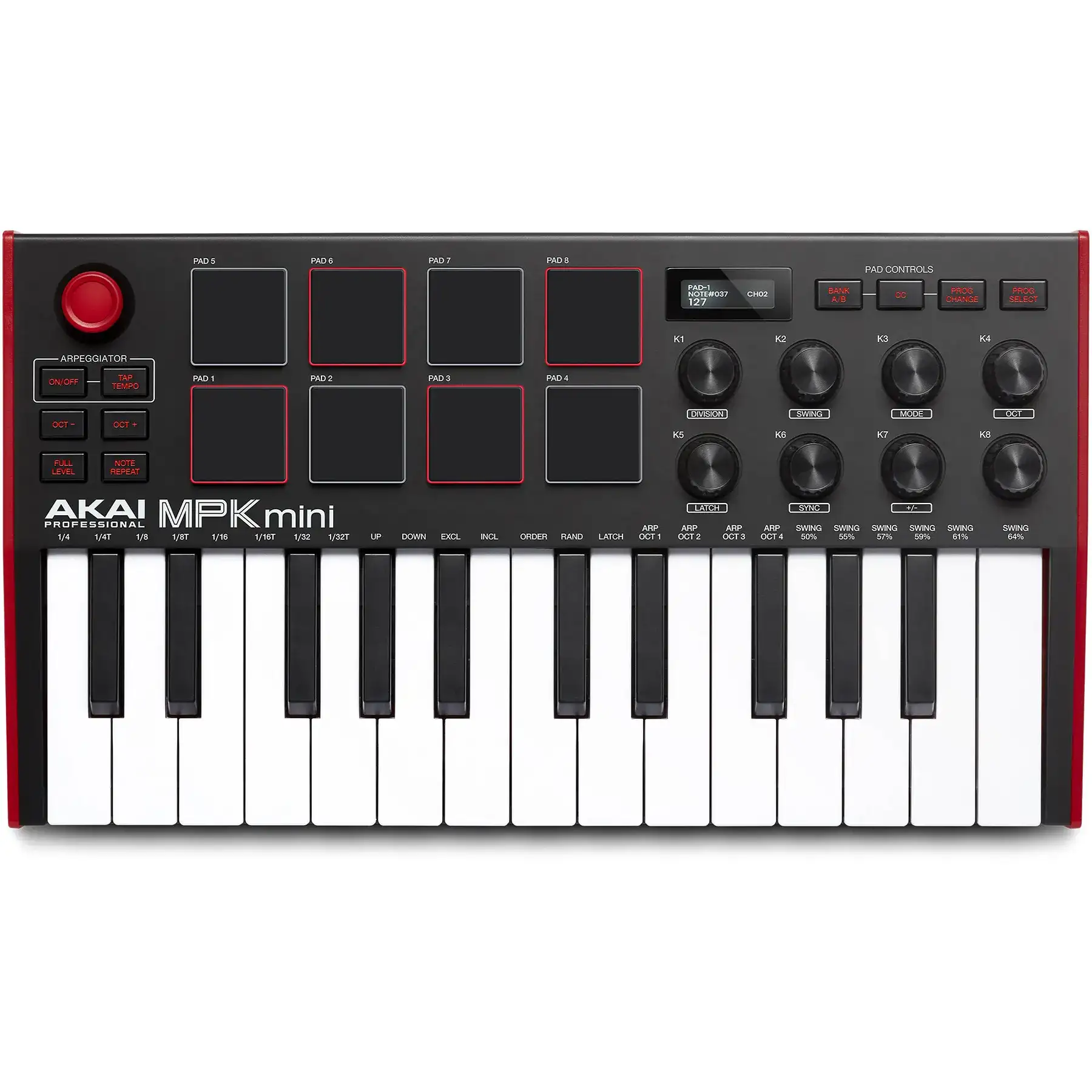 AKAI MPK Mini MK3 25 Tu Midi Klavye M zik ss