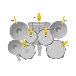 AKG Drum Set Session 1 Davul Mikrofon Seti - Thumbnail