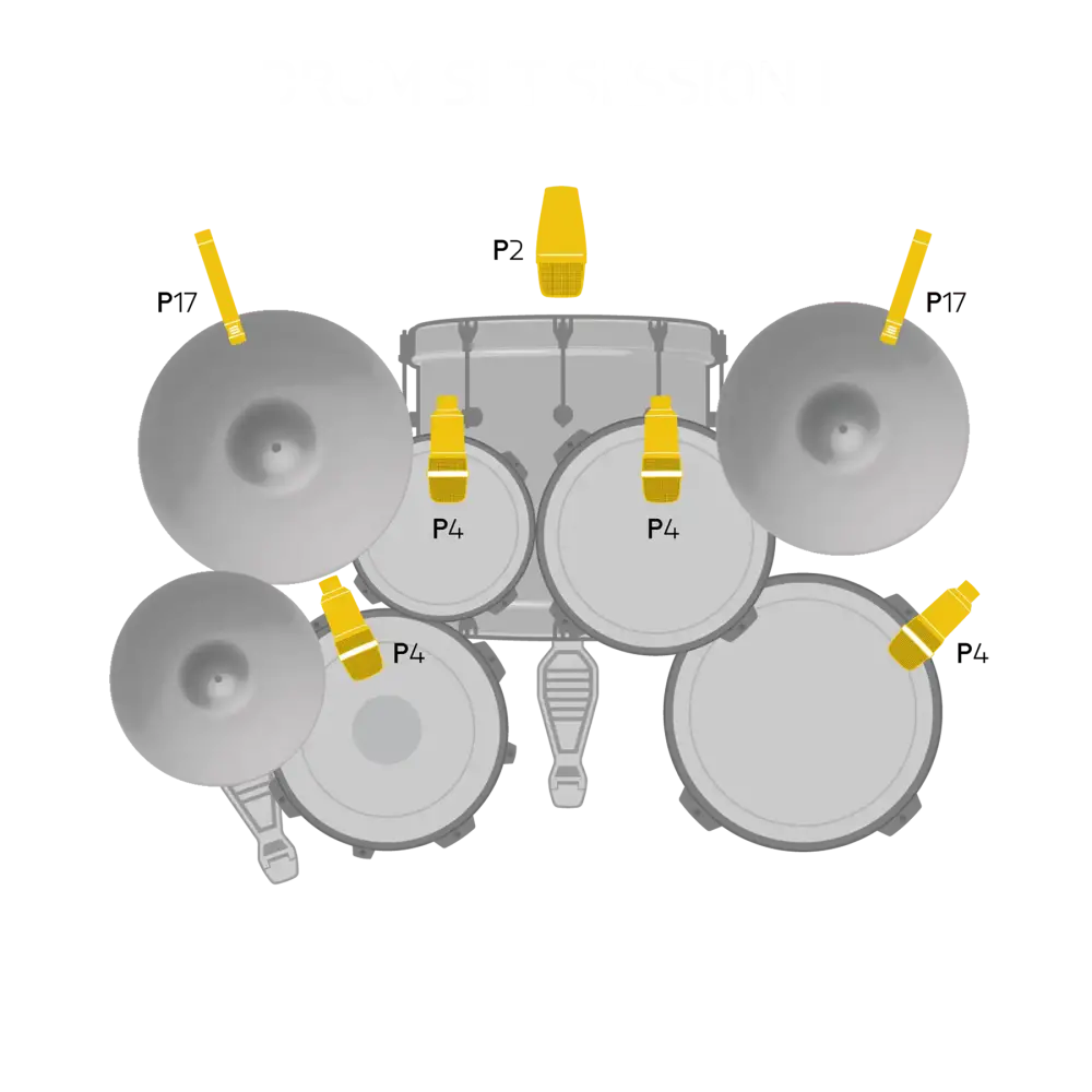 AKG Drum Set Session 1 Davul Mikrofon Seti