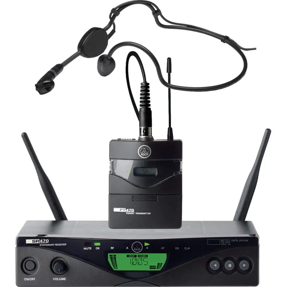 AKG WMS470 SPORTS SET BD8 Kablosuz Headset Mikrofon