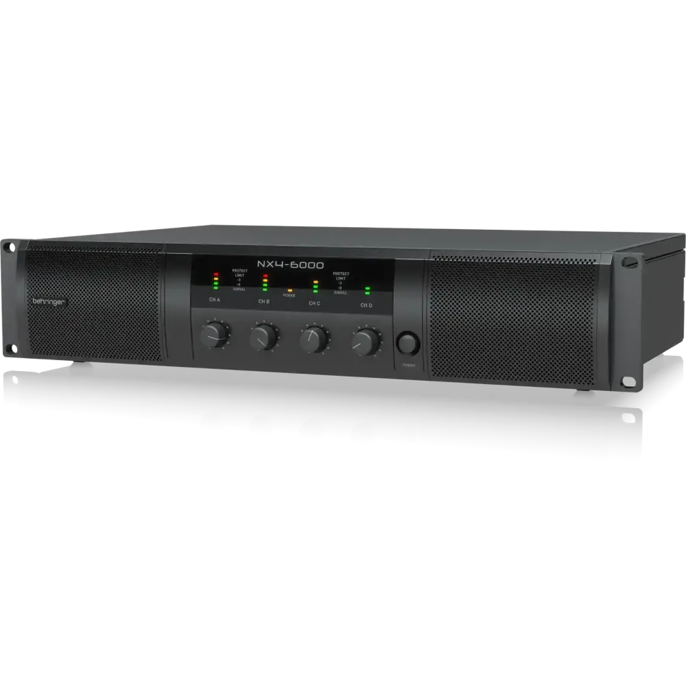 Behringer NX4-6000 SmartSense 6000 Watt 4 Kanallı Amplifikatör