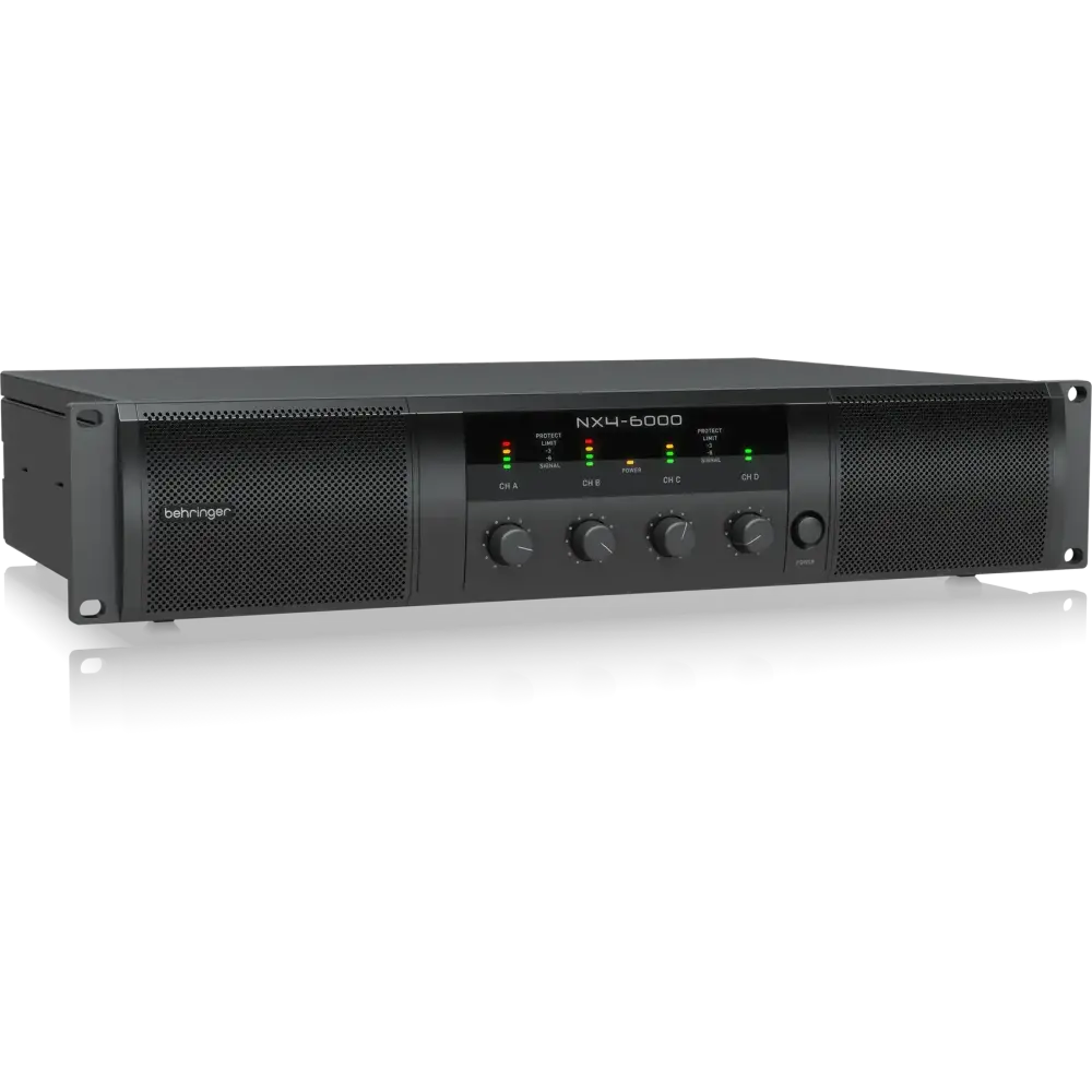 Behringer NX4-6000 SmartSense 6000 Watt 4 Kanallı Amplifikatör