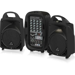 Behringer PPA500BT 500 Watt 6 Kanal Taşınabilir Ses Sistemi - Thumbnail