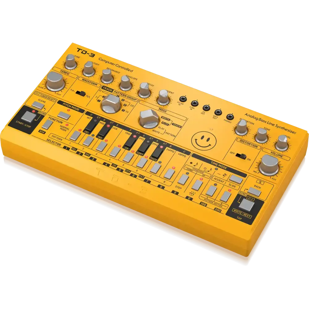 Behringer TD-3-AM Analog Bass Line Synthesizer (Sarı)