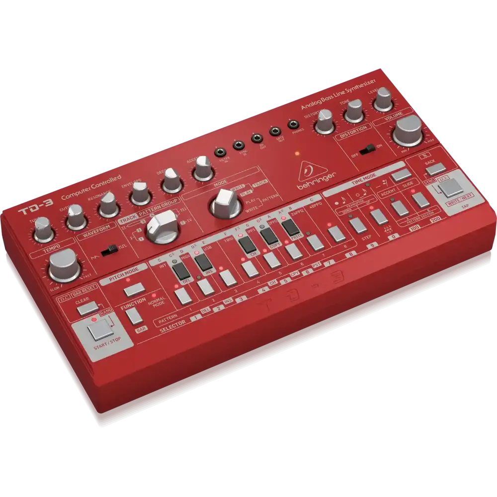 Behringer TD-3-RD Analog Synthesizer (Kırmızı)