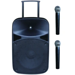 D-Sound MAX-15PA Mikrofolu Şarjlı Hoparlör - Thumbnail