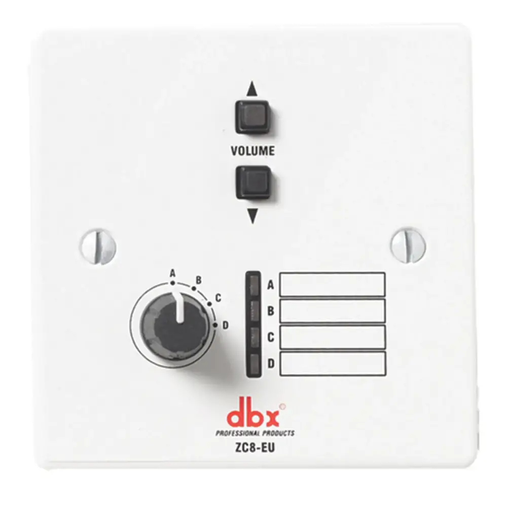 dbx ZC8 EU Z Zone Control Duvar Paneli
