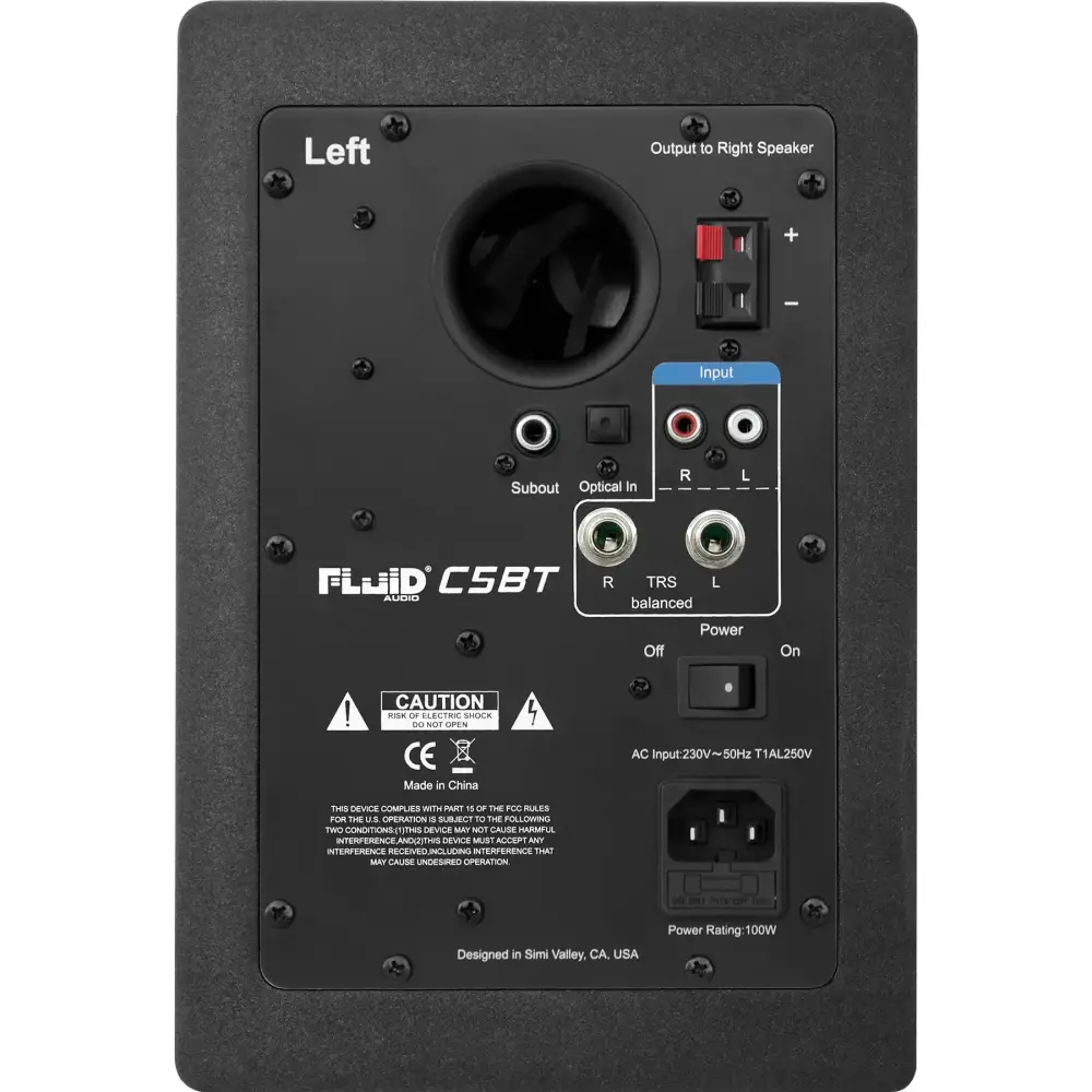 Fluid Audio C5 BT Stüdyo Hoparlörü Bluetoothlu (Çift)