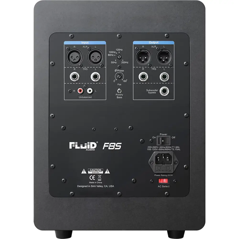 Fluid Audio F8S 8inc Referans Monitörü (Çift)