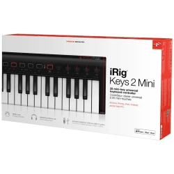 IK Multimedia iRig Keys 2 Mini 25 Tuş Midi Klavye (Mobil/PC) - Thumbnail