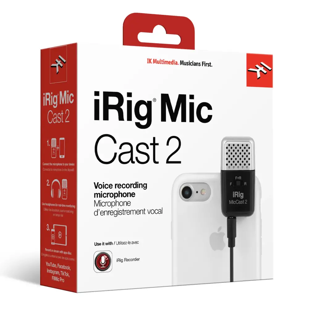 IK Multimedia iRig Mic Cast 2 Mobil Mikrofon