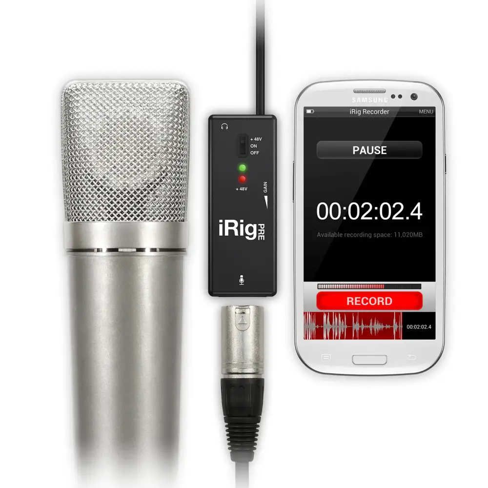 IK Multimedia iRig Pre Mobil Mikrofon Preamp / Ses Kartı
