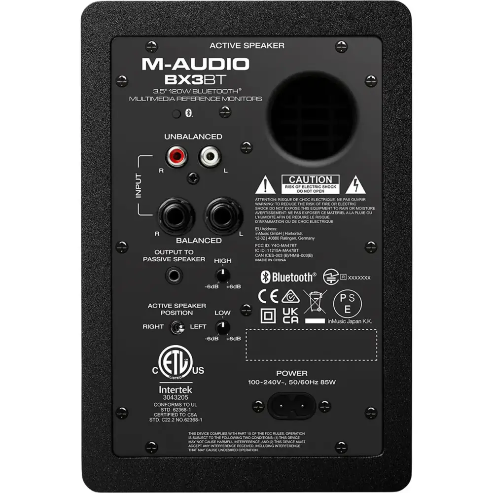 M-Audio BX3 BT Bluetooth Aktif Stüdyo Hoparlör