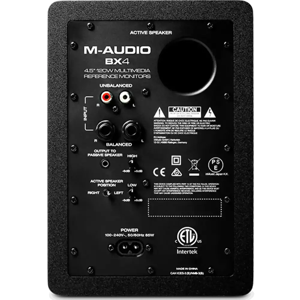 M-Audio BX4 Aktif Referans Hoparlör (Çift)