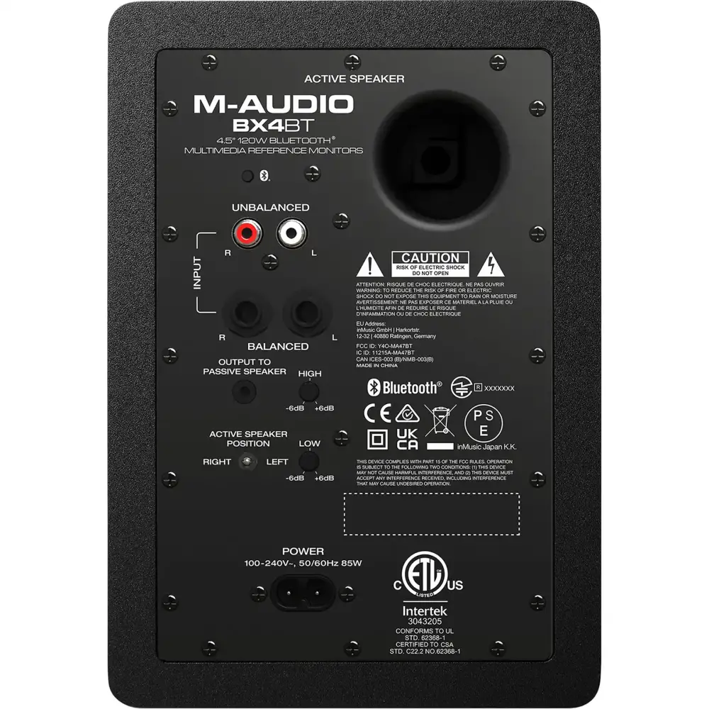 M-Audio BX4 BT Bluetooth Aktif Stüdyo Hoparlör