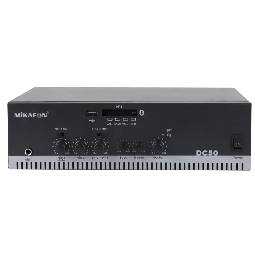 Mikafon DC50 100V Amfili Mixer 100 Watt