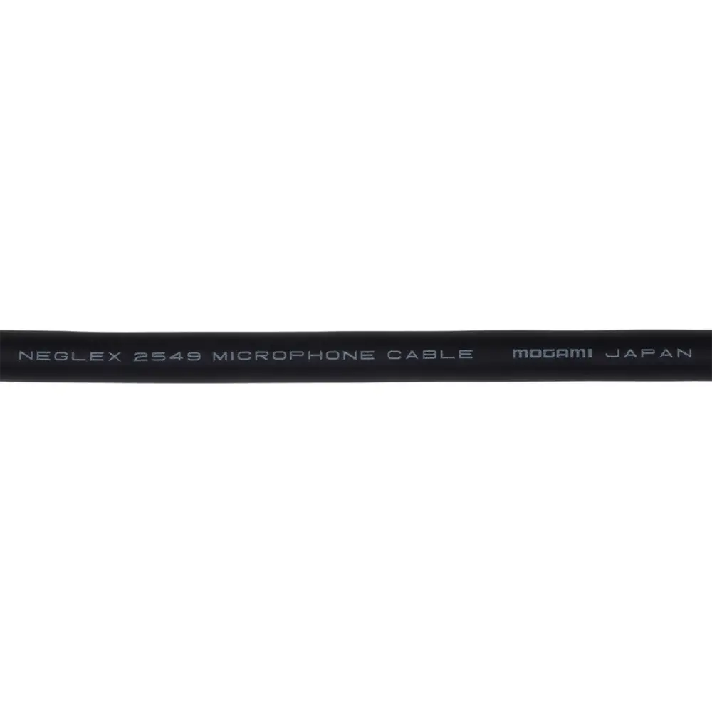 Mogami 2549-00 Microphone Cable, Neglex | Black 100mt