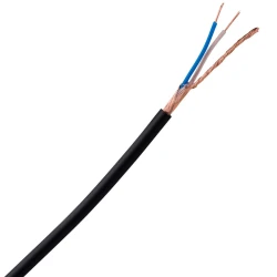 Mogami 2549-00 Microphone Cable, Neglex | Black 1mt - Thumbnail