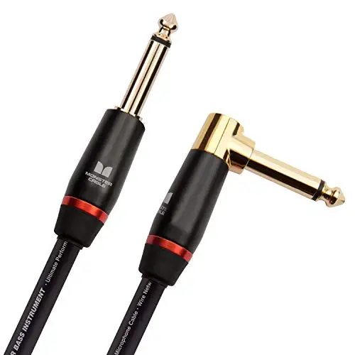 Monster Cable Prolink Monster Bass® Instrument Cable - Right Angle to Straight | 6.4mt
