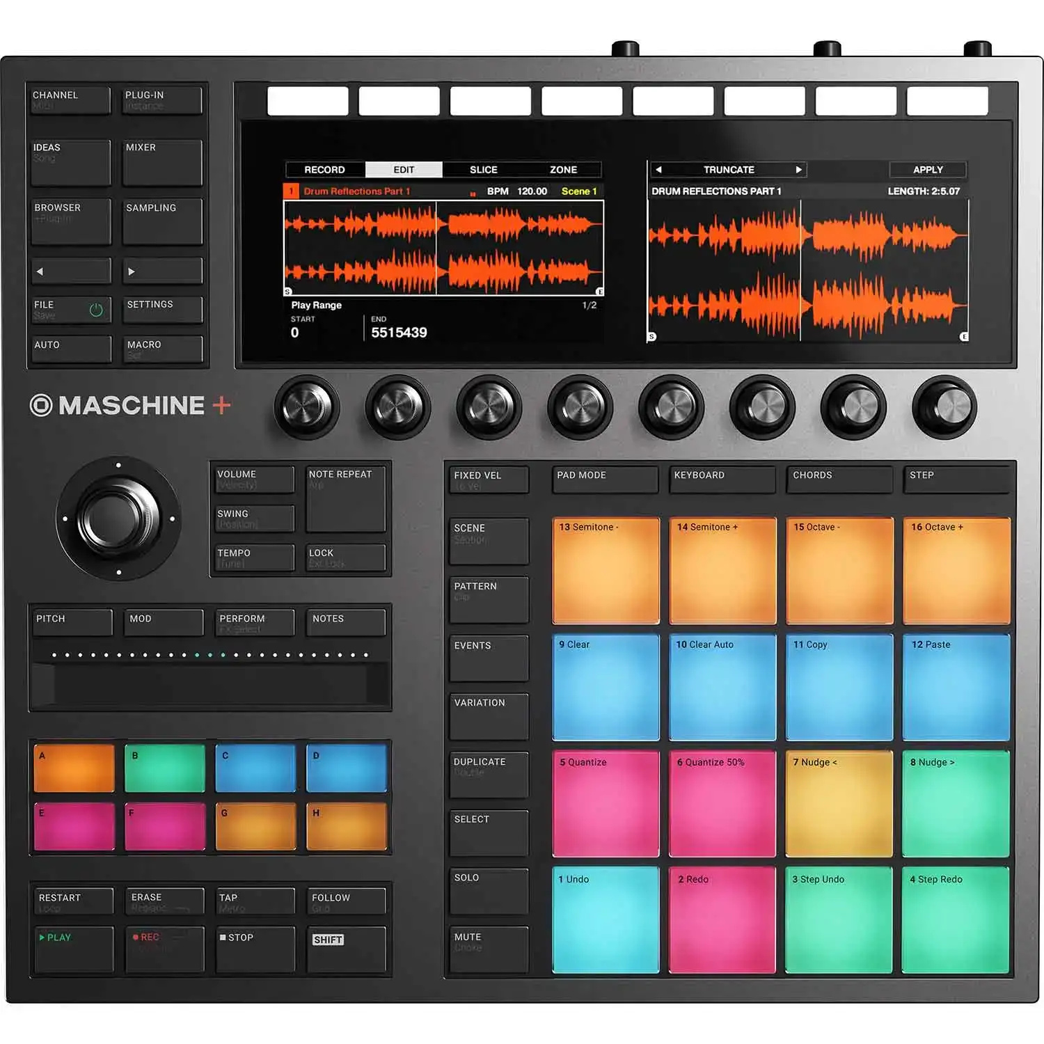 Native Instruments MASCHINE PLUS Daw Controller Müzik Üssü