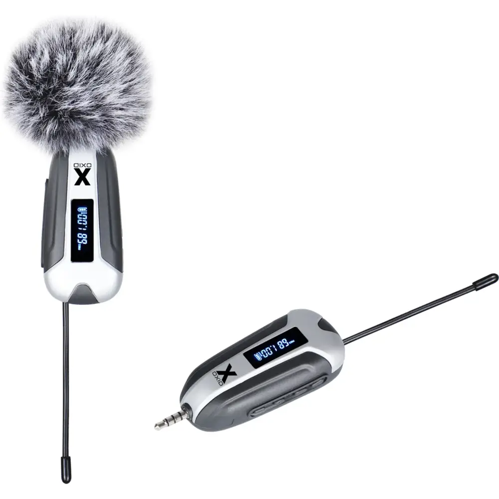 Oxid CMY-100 Mobil Kablosuz Yaka Mikrofonu (Telefon/İpad/Kamera)