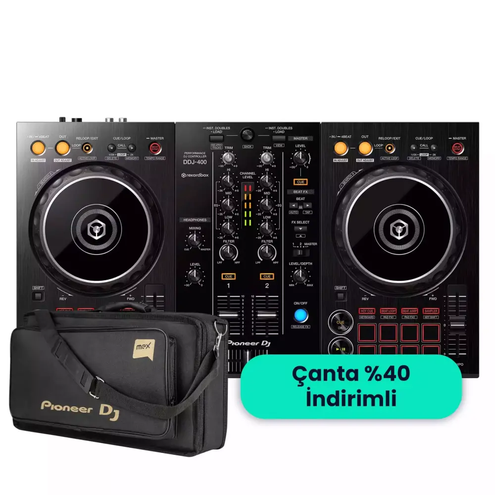 Pioneer DJ DDJ-400 2 Kanal DJ Controller