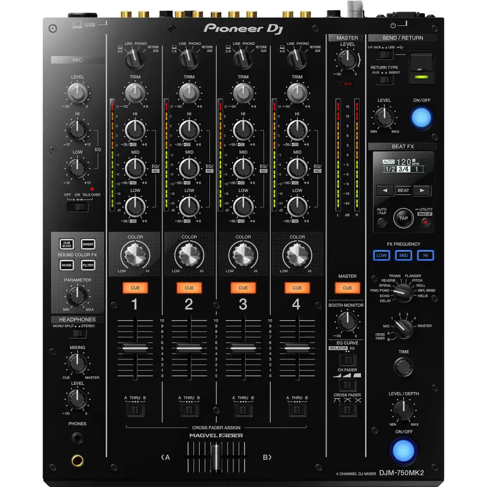Pioneer DJ CDJ-3000 ve DJM-750MK2 DJ Setup