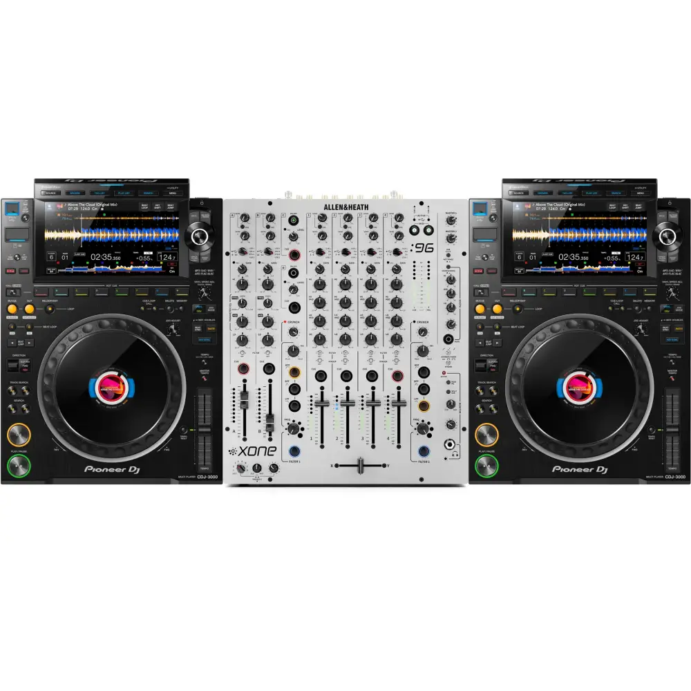 Pioneer DJ CDJ-3000 ve XONE 96 DJ Setup