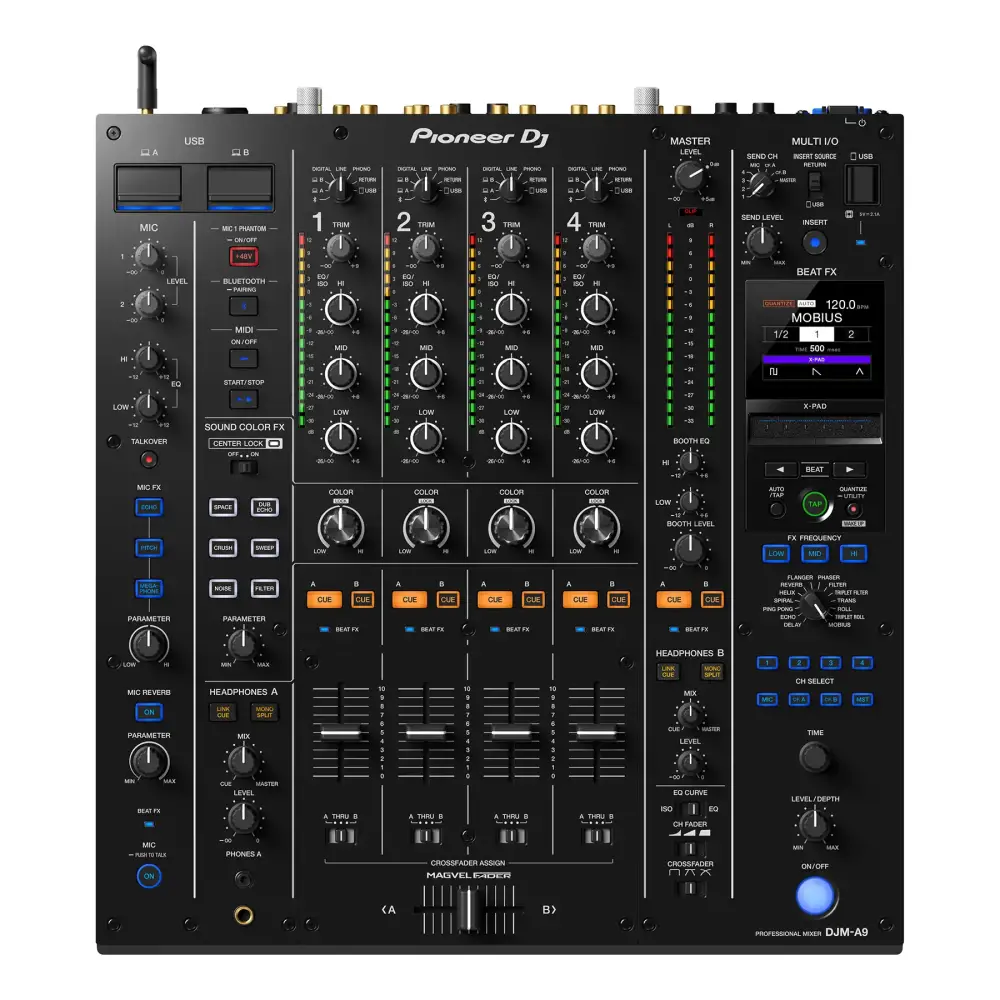 Pioneer DJ DJM-A9 4 Kanal Profesyonel DJ Mikser