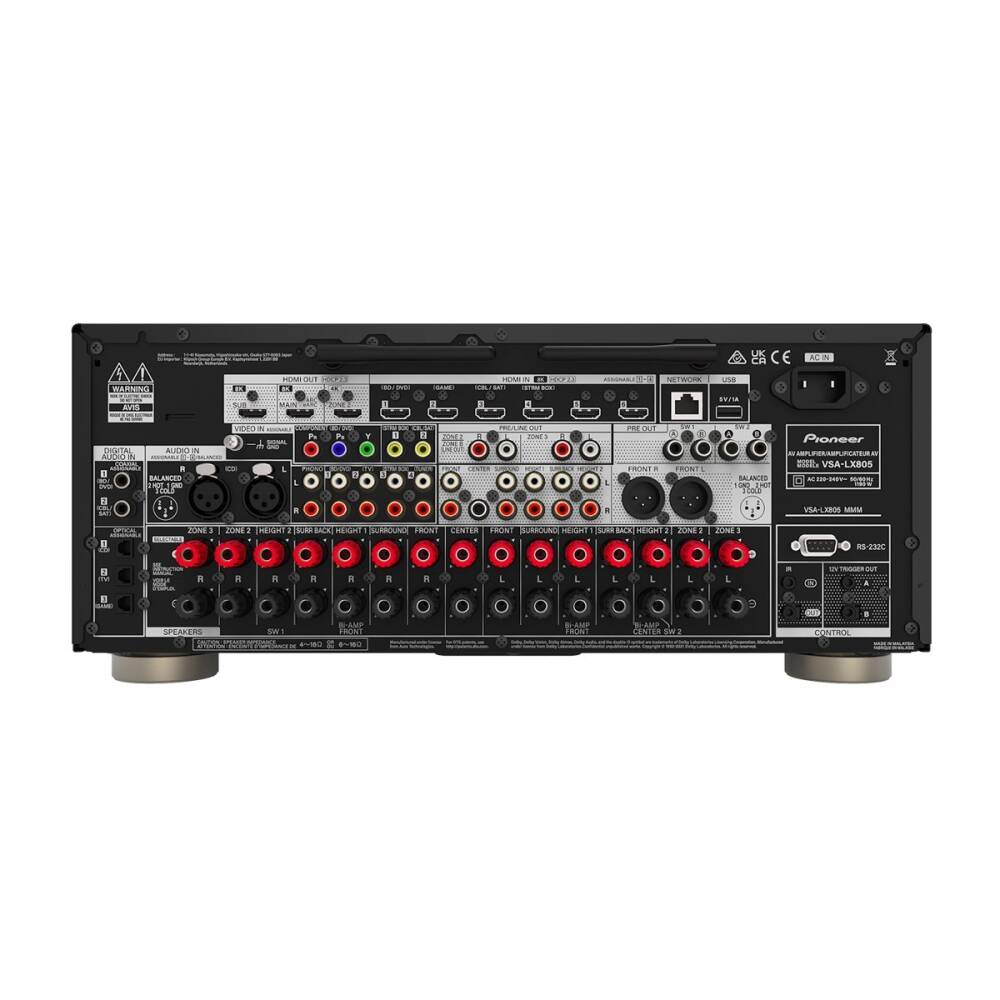Pioneer VSX-LX805 11.4 Kanal AV Receiver