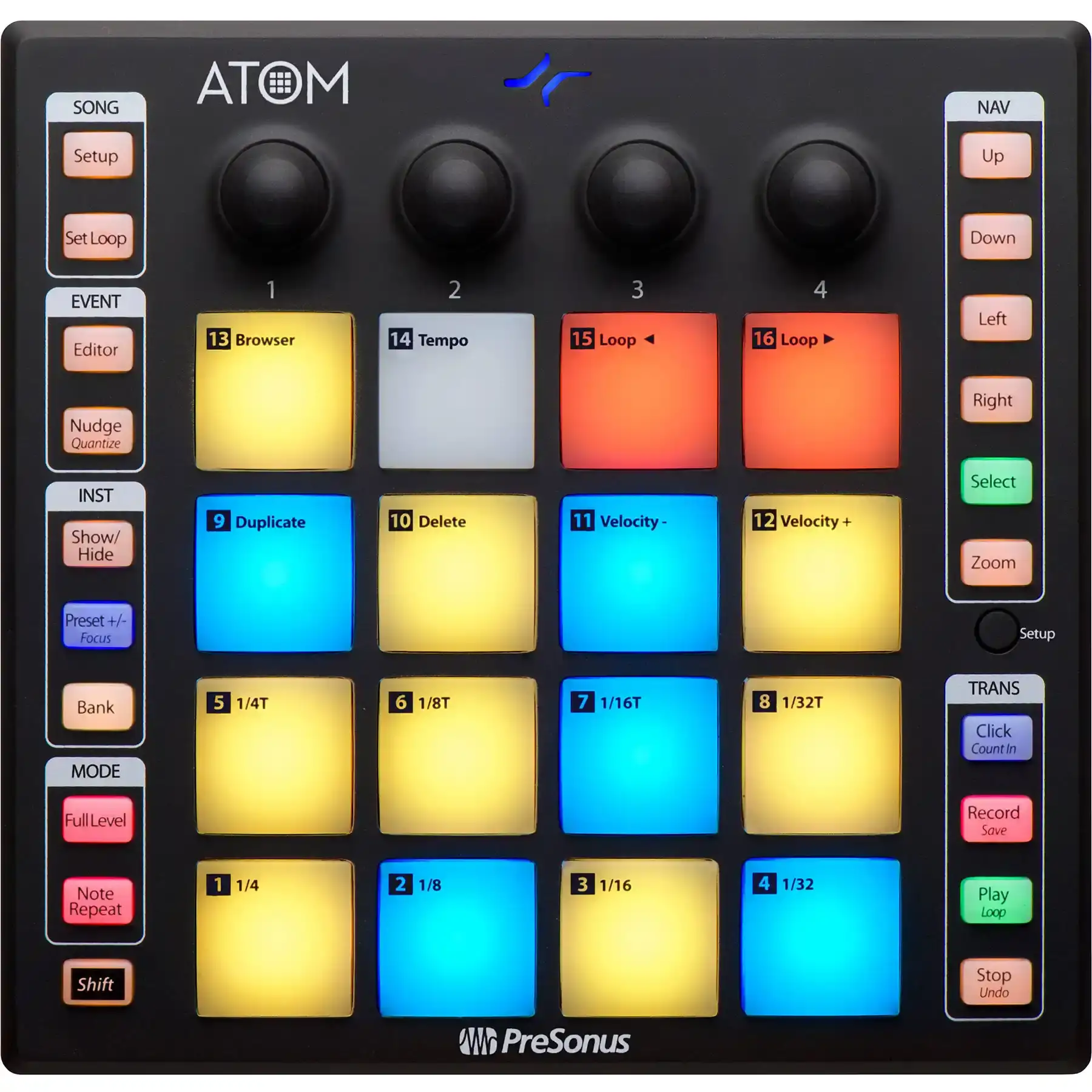 Presonus ATOM Perfomans Pad Controller M zik ss