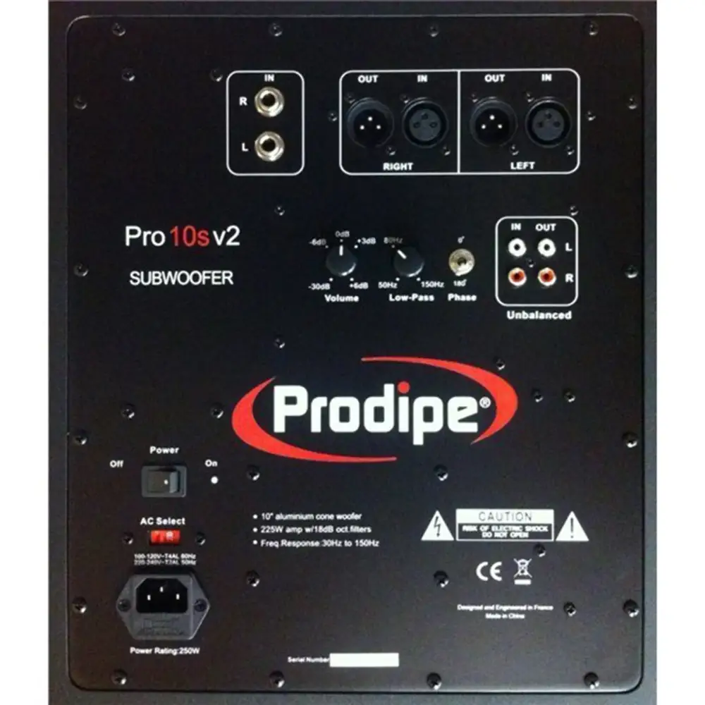 Prodipe PRO 10 S V2 Aktif Subwoofer