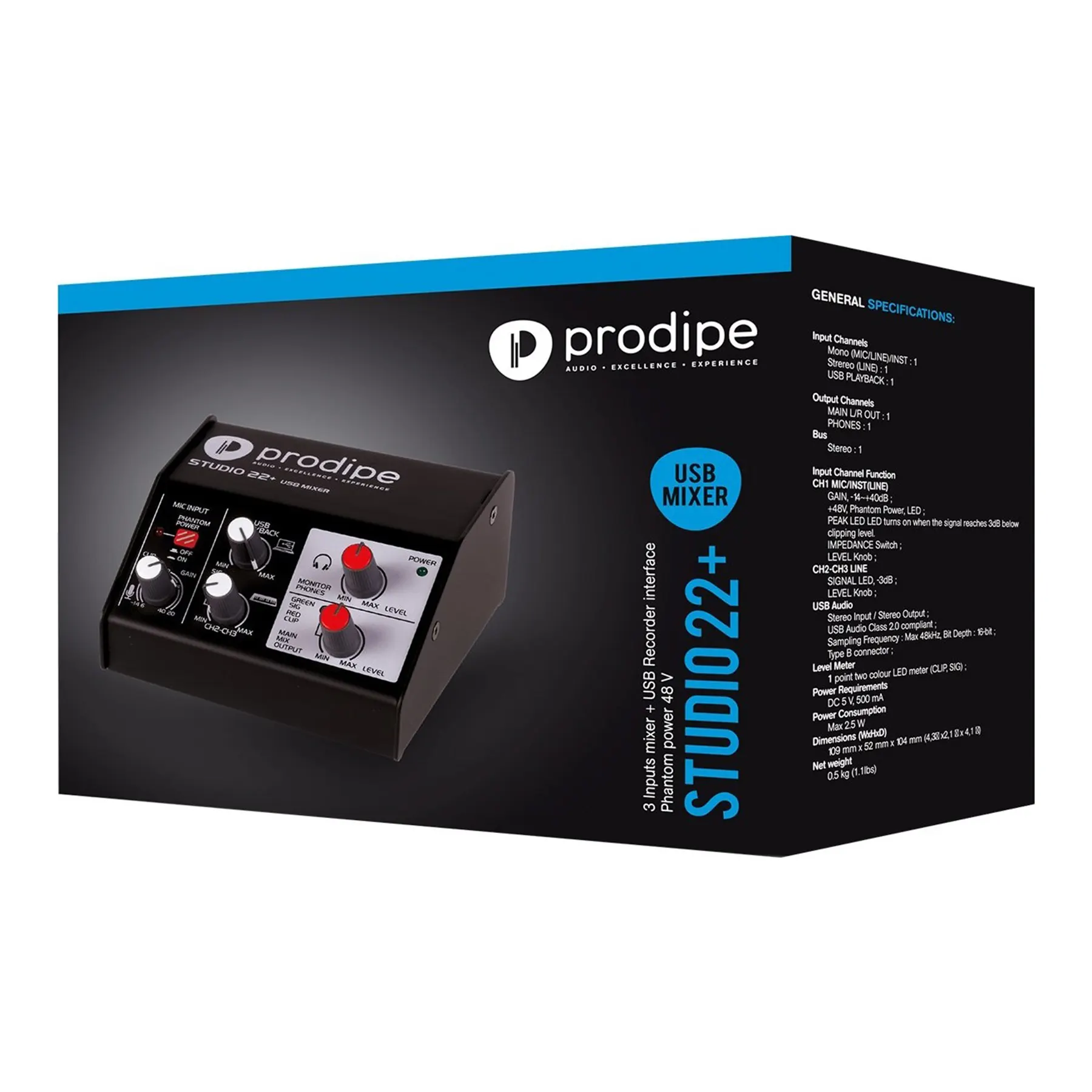 Prodipe Studio 22 +interface Ses Kartı