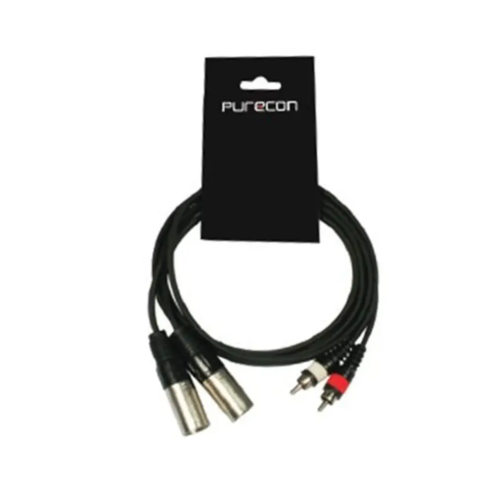 Purecon PC-2XM- 2RM/3 2x XLR- 2x RCA 3mt