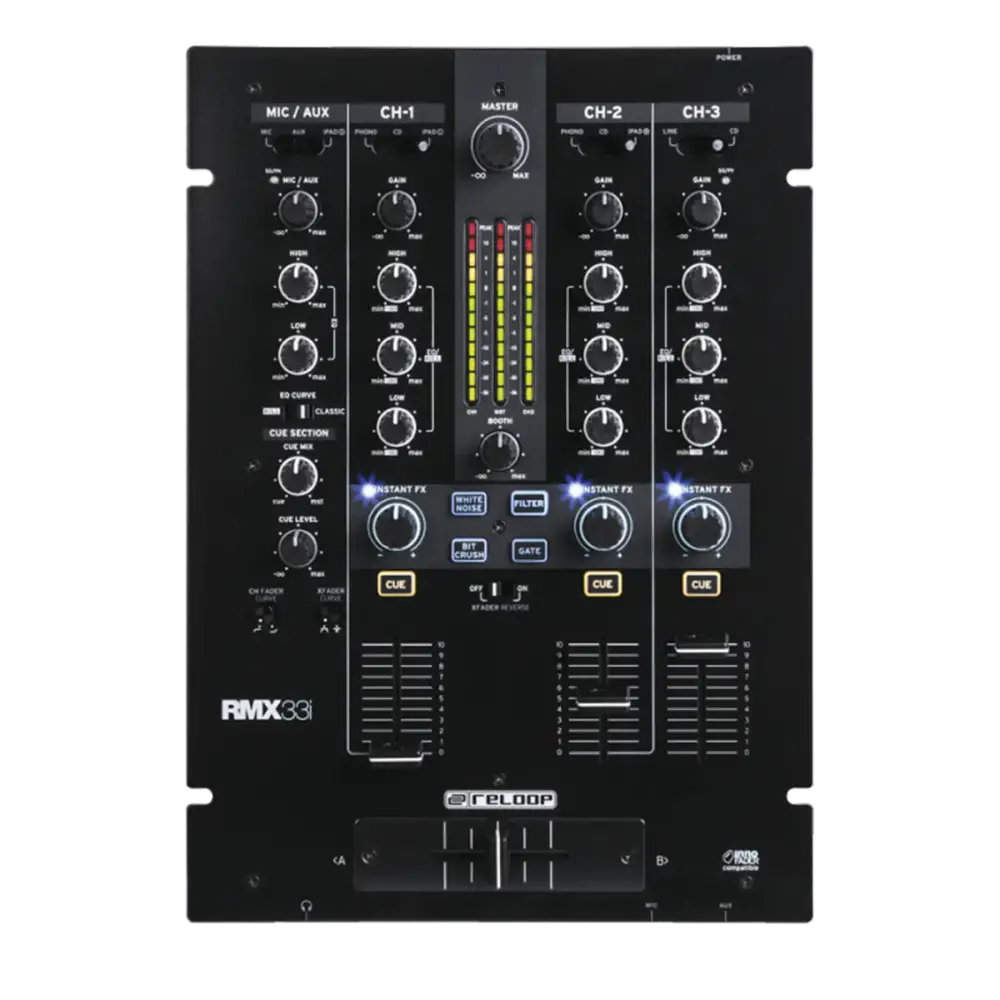 Reloop RMX-33i 4 Kanal DJ Mikser