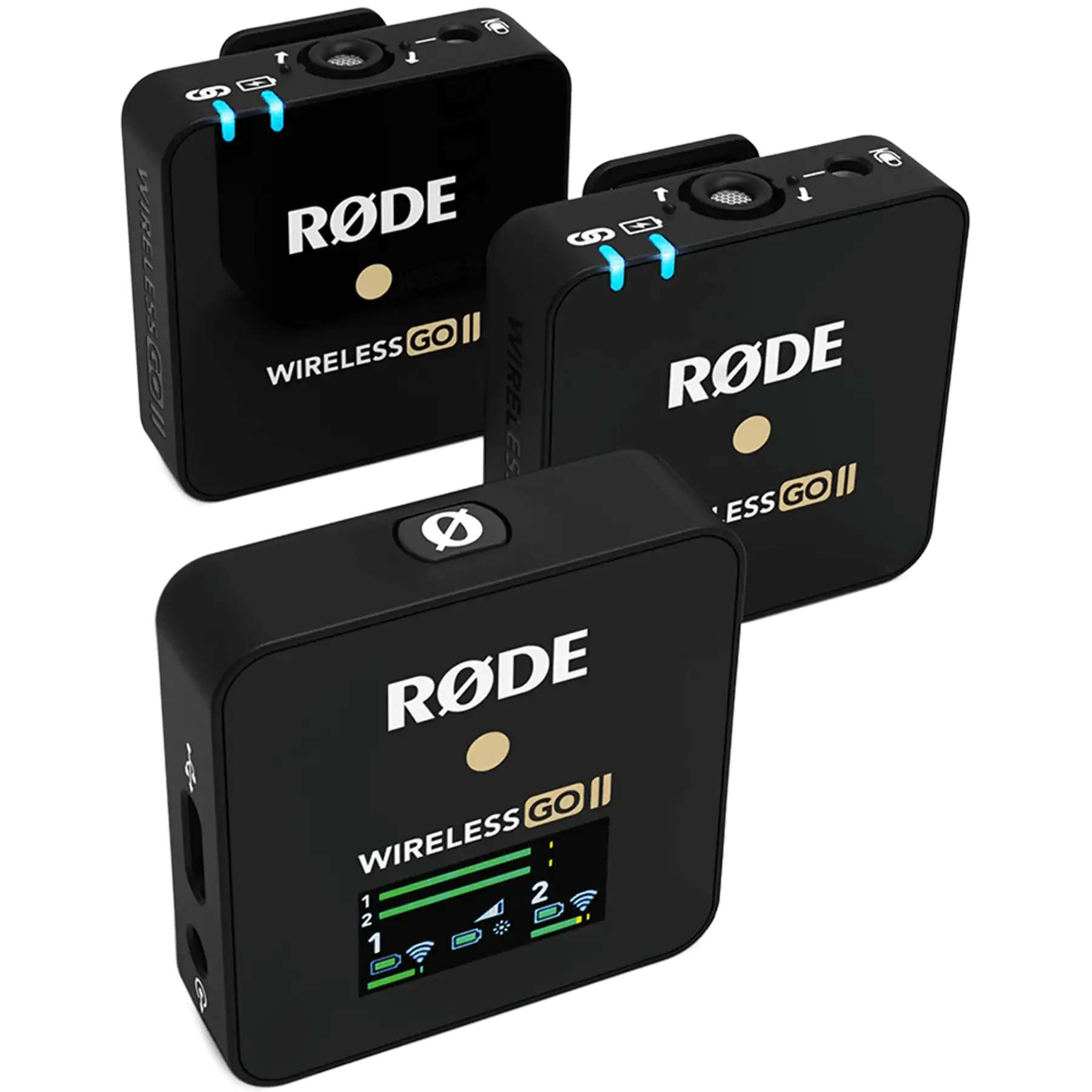 Rode Wireless GO II 2'li Kablosuz Yayıncı Mikrofon Seti | Müzik Üssü