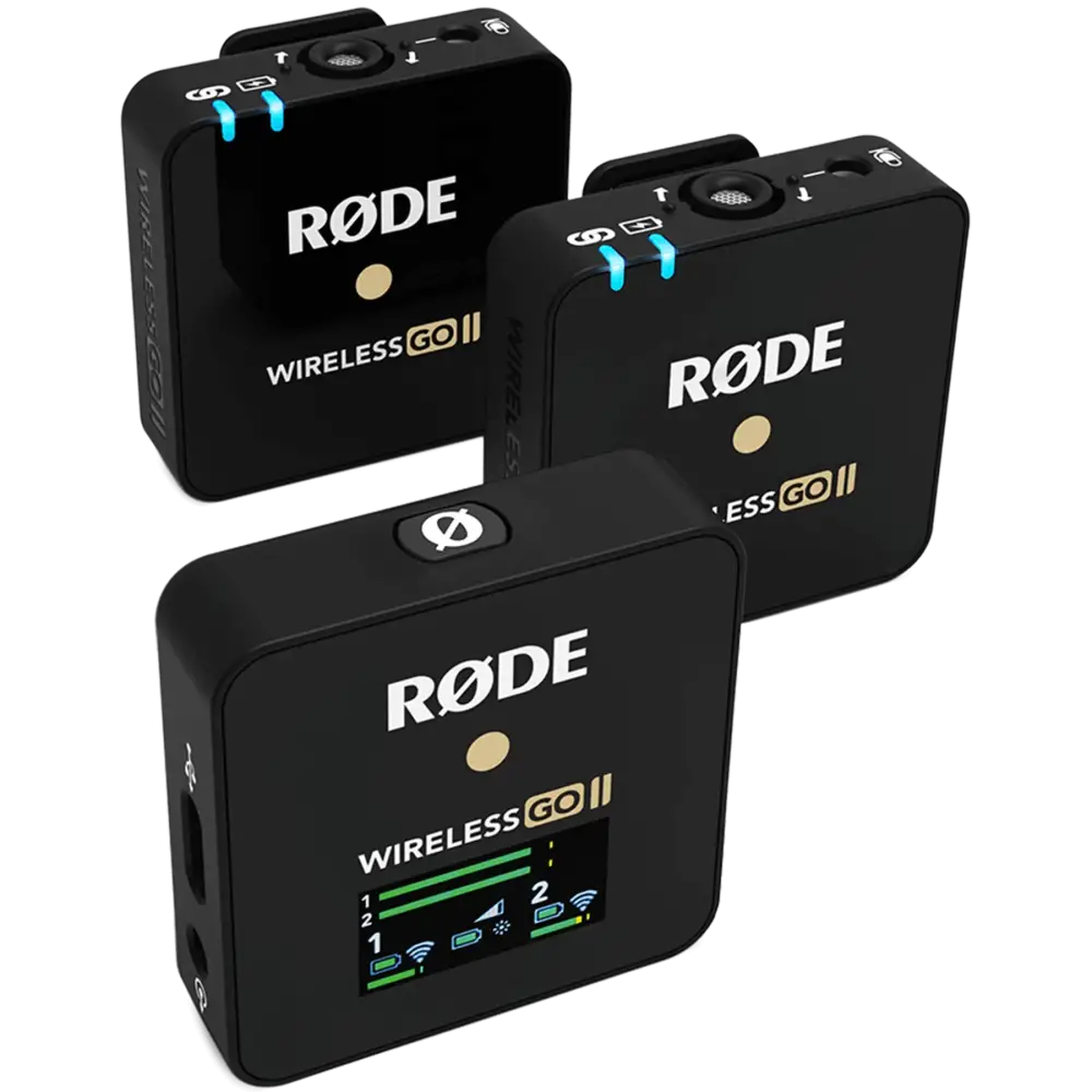 Rode Wireless GO II 2'li Kablosuz Yayıncı Mikrofon Seti