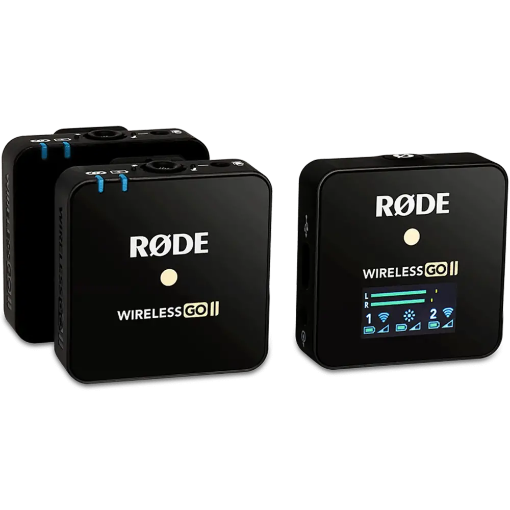 Rode Wireless GO II 2'li Kablosuz Yayıncı Mikrofon Seti