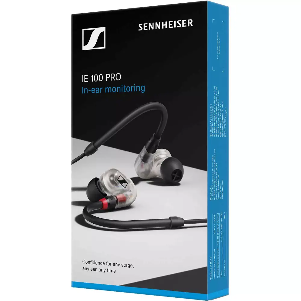 Sennheiser IE 100 PRO Kulak içi Monitör Kulaklık Şeffaf