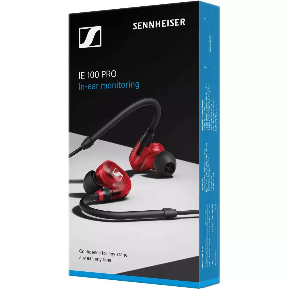 Sennheiser IE 100 PRO Kulak içi Monitör Kulaklık Kırmızı