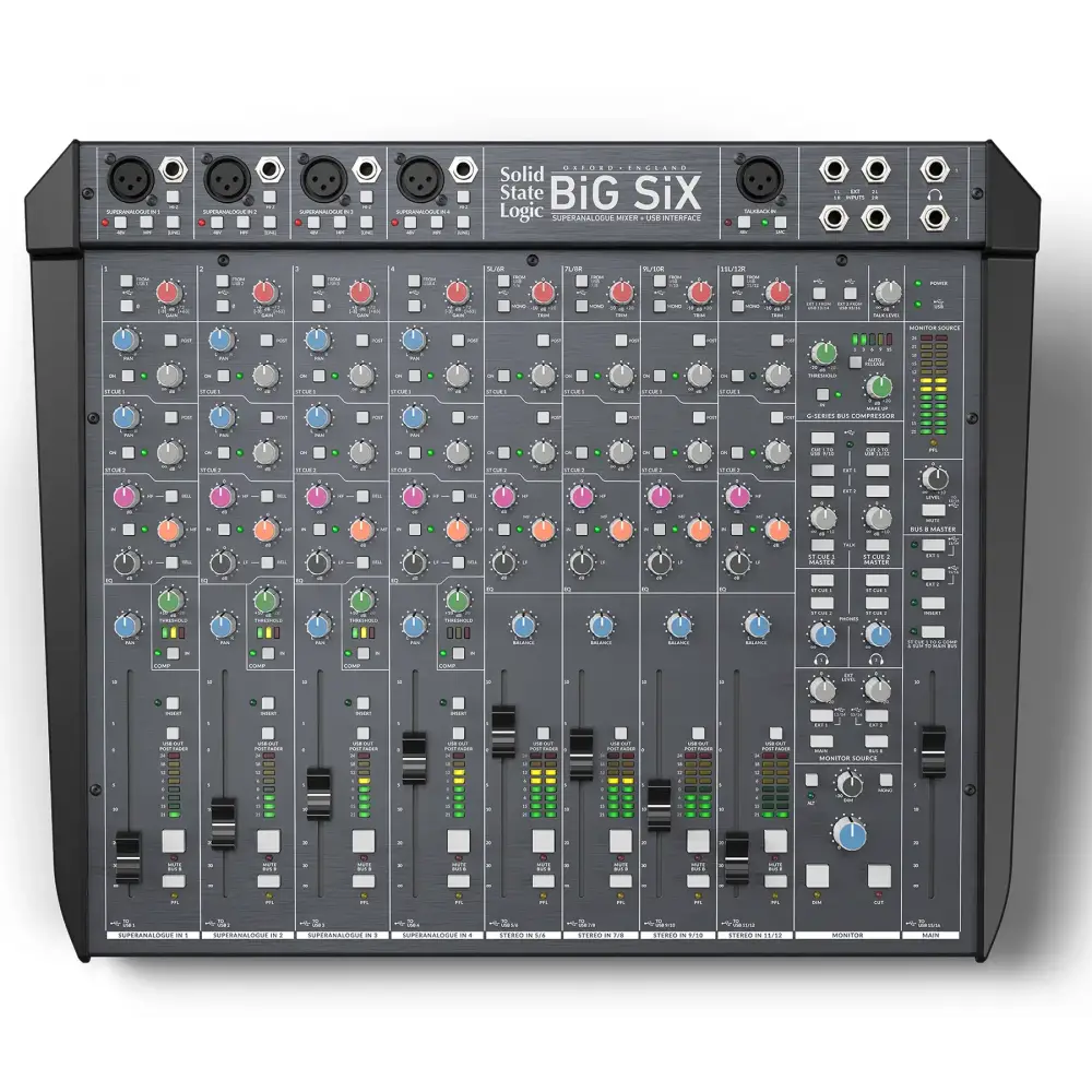 Solid State Logic BİG Six 16 Kanal Stüdyo Mixeri