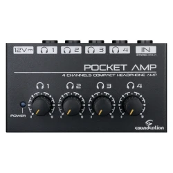 Soundsation POCKET-AMP 4 Kanal Kulaklık Amfisi - Thumbnail