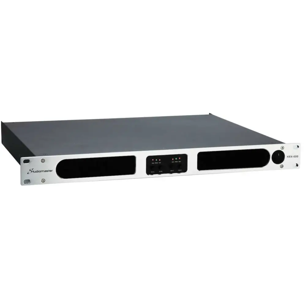 Studiomaster DQX2-4000 2 Kanal Power Amfi 2x2000 Watt