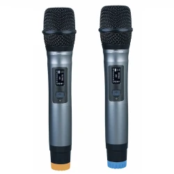 Studiomaster W2 Telsiz Çift El Kablosuz Mikrofon Seti - Thumbnail
