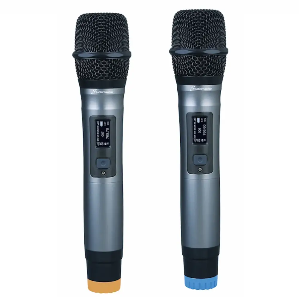 Studiomaster W2 Telsiz Çift El Kablosuz Mikrofon Seti