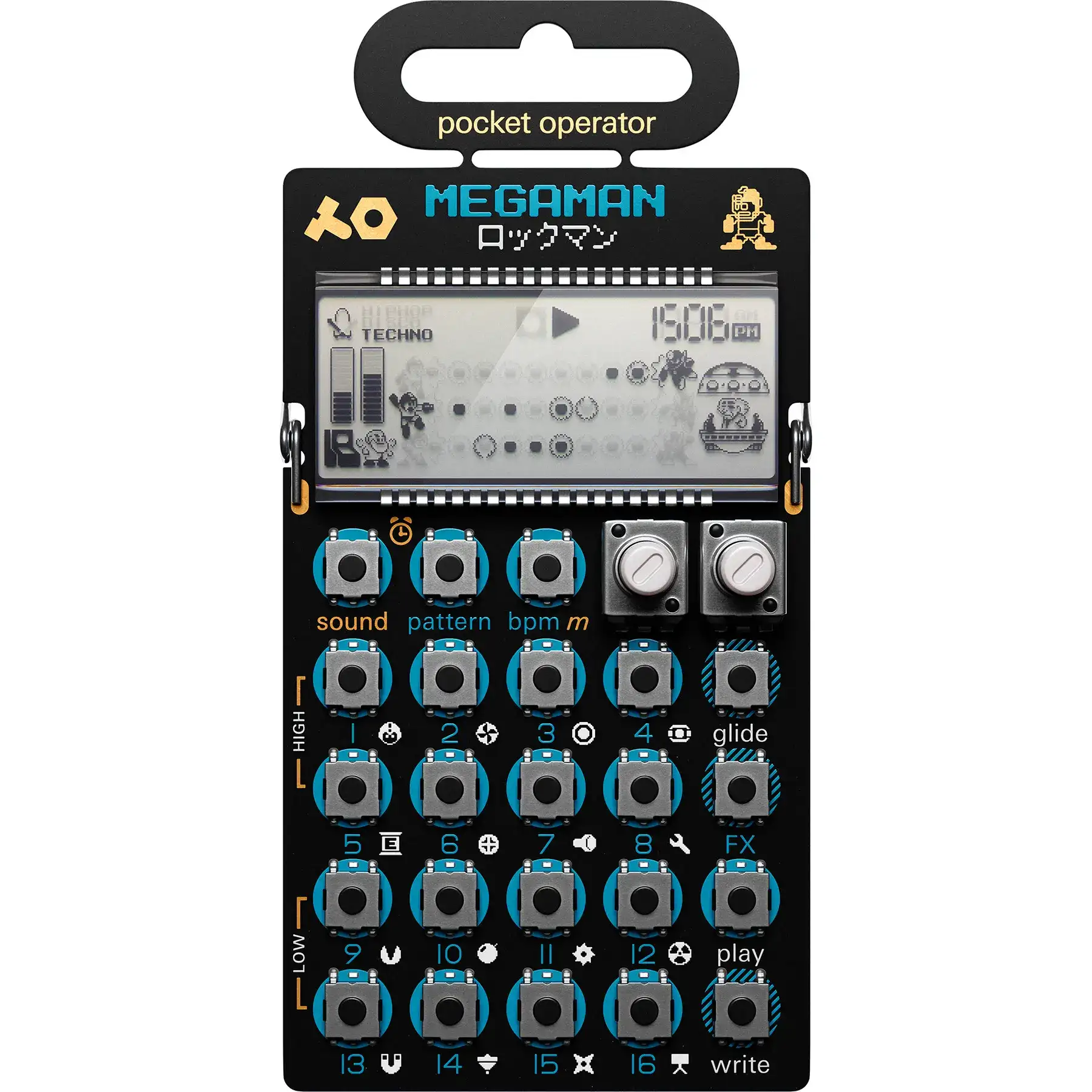 Teenage Engineering PO 128 Mega Man M zik ss