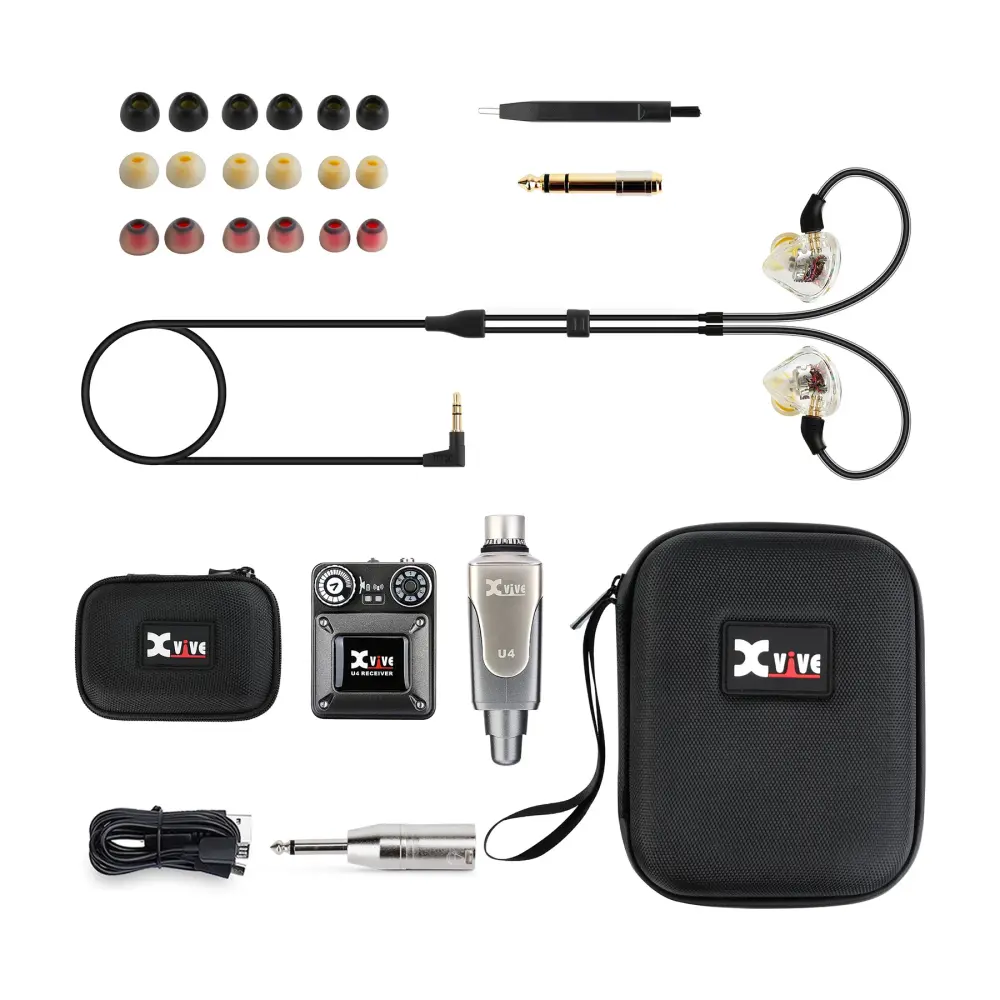 Xvive U4T9 Wireless In-Ear Monitor System + T9 In-Ear Monitors