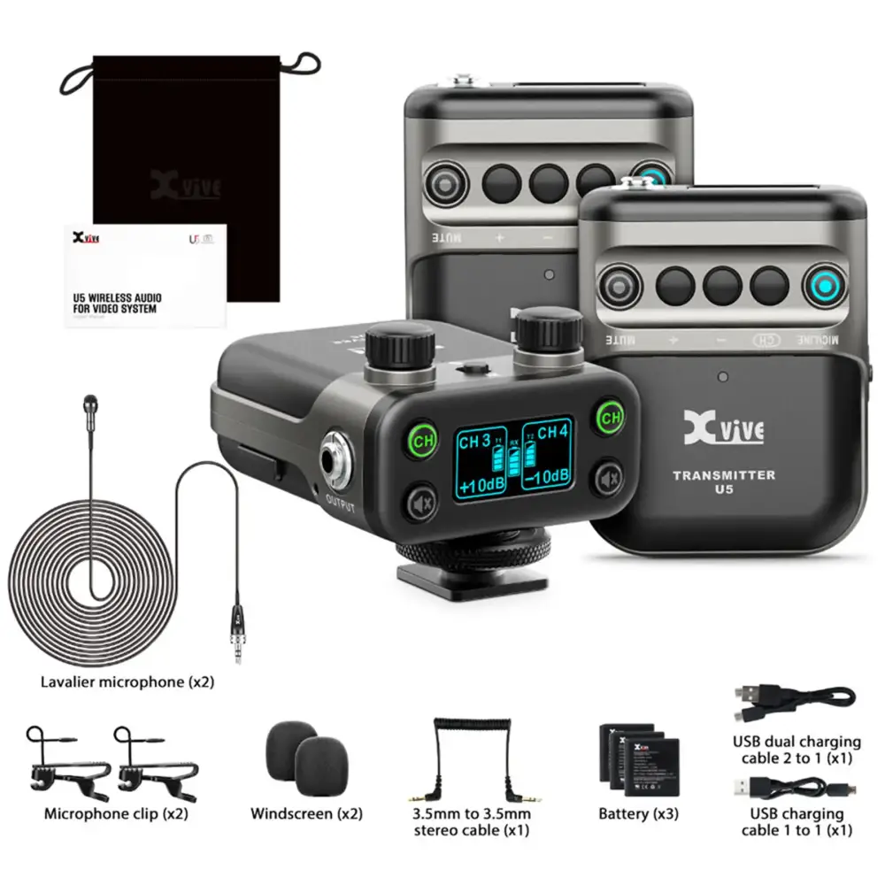 Xvive U5T2 Wireless Audio For Video System