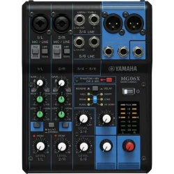 Yamaha MG06X 6 Kanal Mixer - Thumbnail